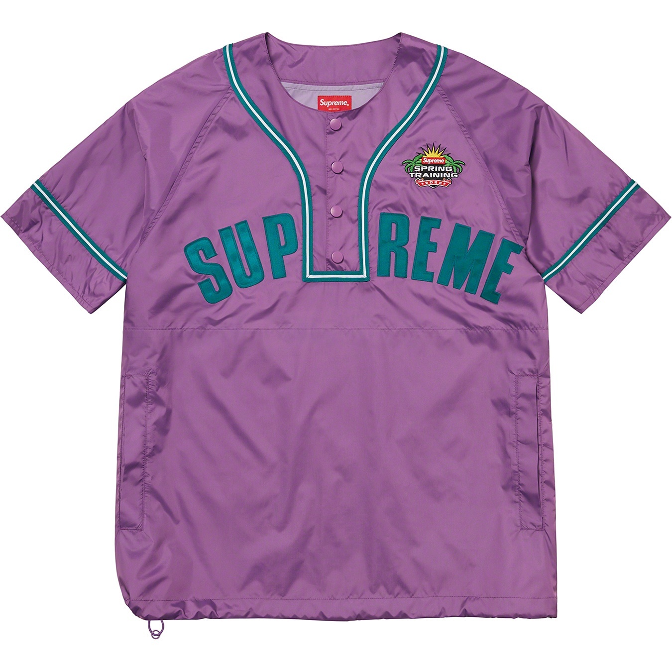 Snap-Off Sleeve L/S Baseball Top view 11